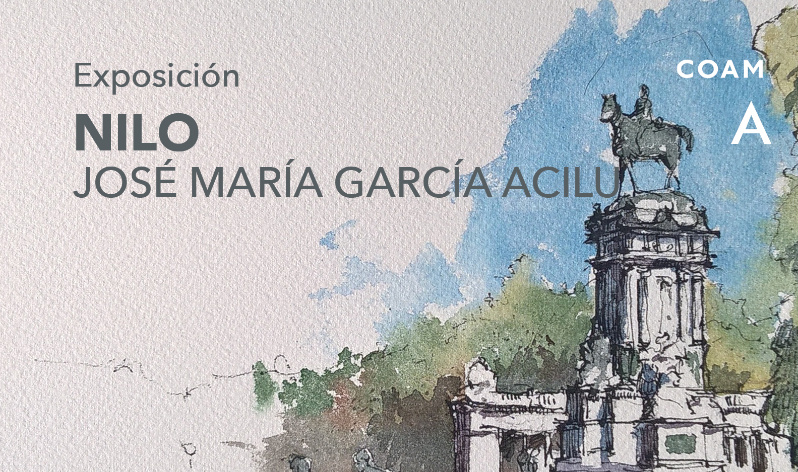 Exposición de acuarelas: Nilo – José María García Acilu